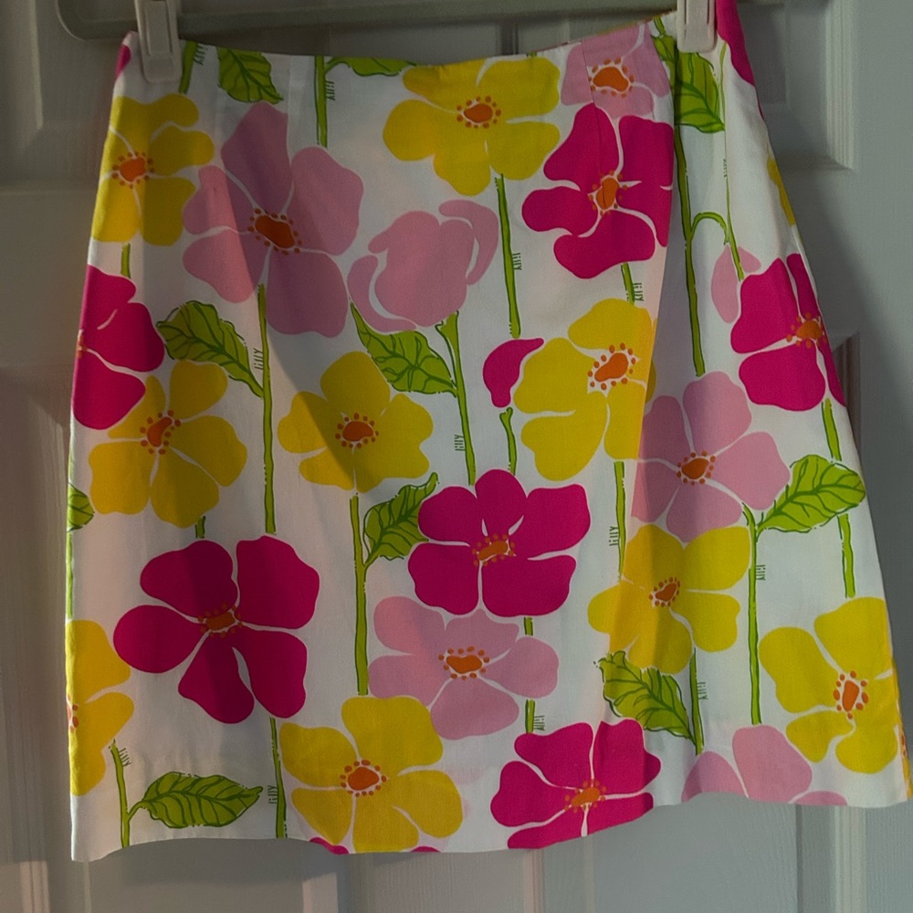 Lily Pulitzer Big Flower Skirt